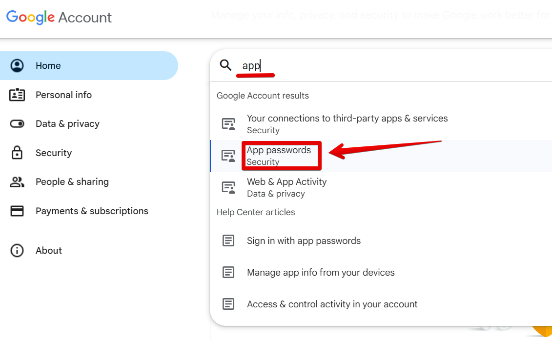 Using Gmail SMTP image 2