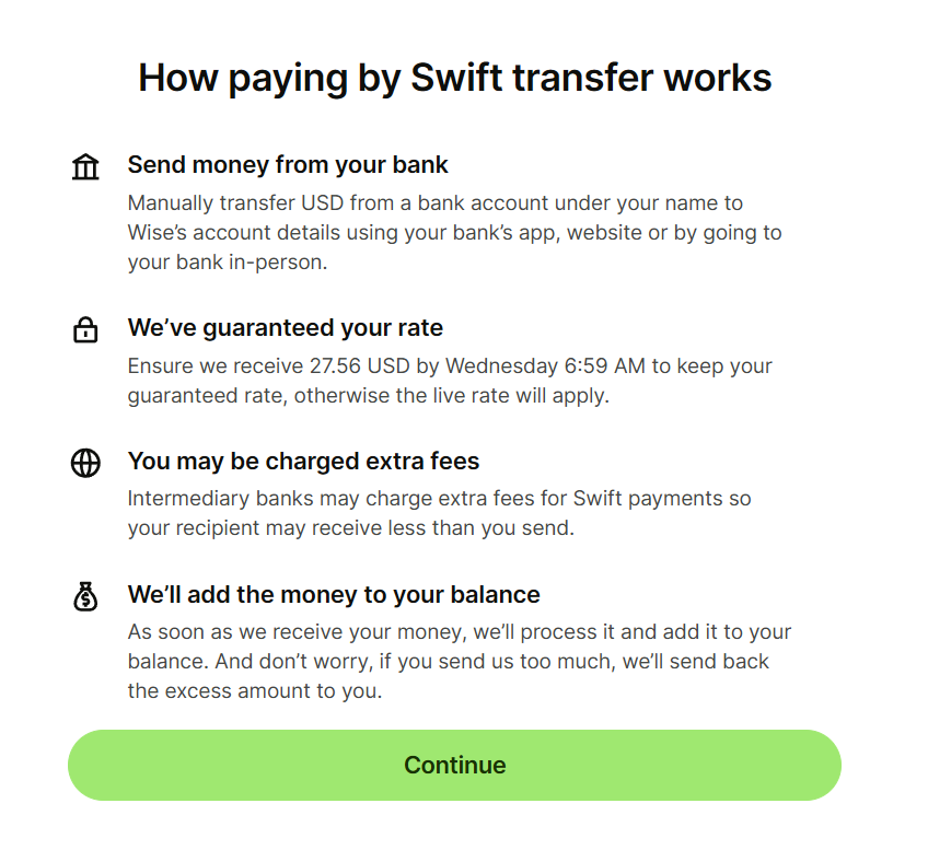 Wise로 쉽게 USD 통장 개설하기(해외송금/입금-SWIFT ) 이미지 12