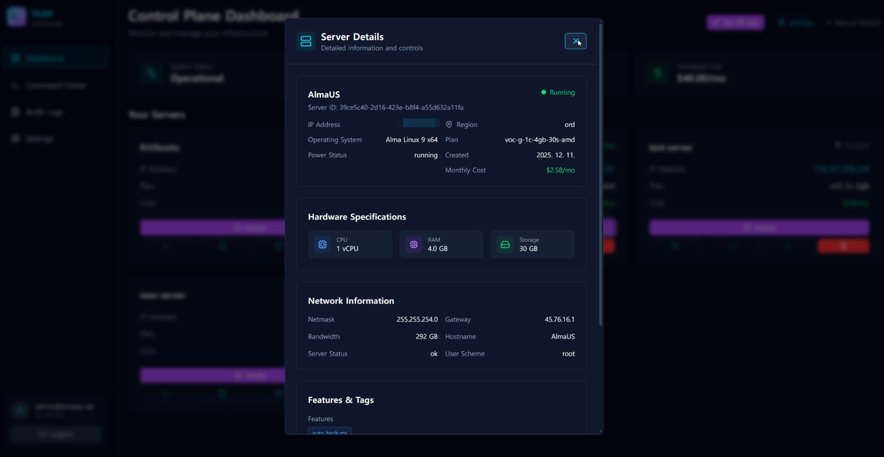 Building a Cloud Server Management MVP with Vibe Coding image 3