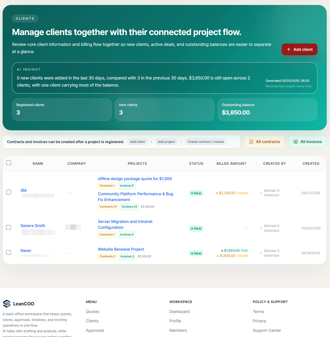 From Quote to Cash, in One Unbroken Flow — The Story of Building LeanCOO image 9