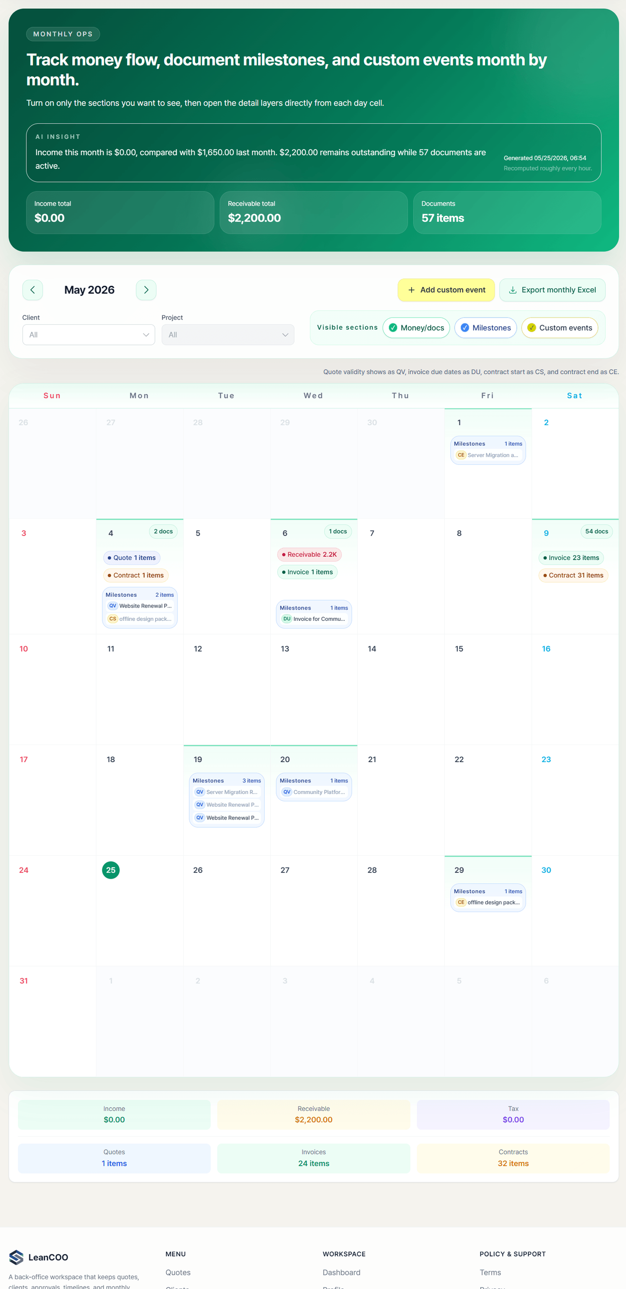 From Quote to Cash, in One Unbroken Flow — The Story of Building LeanCOO image 11